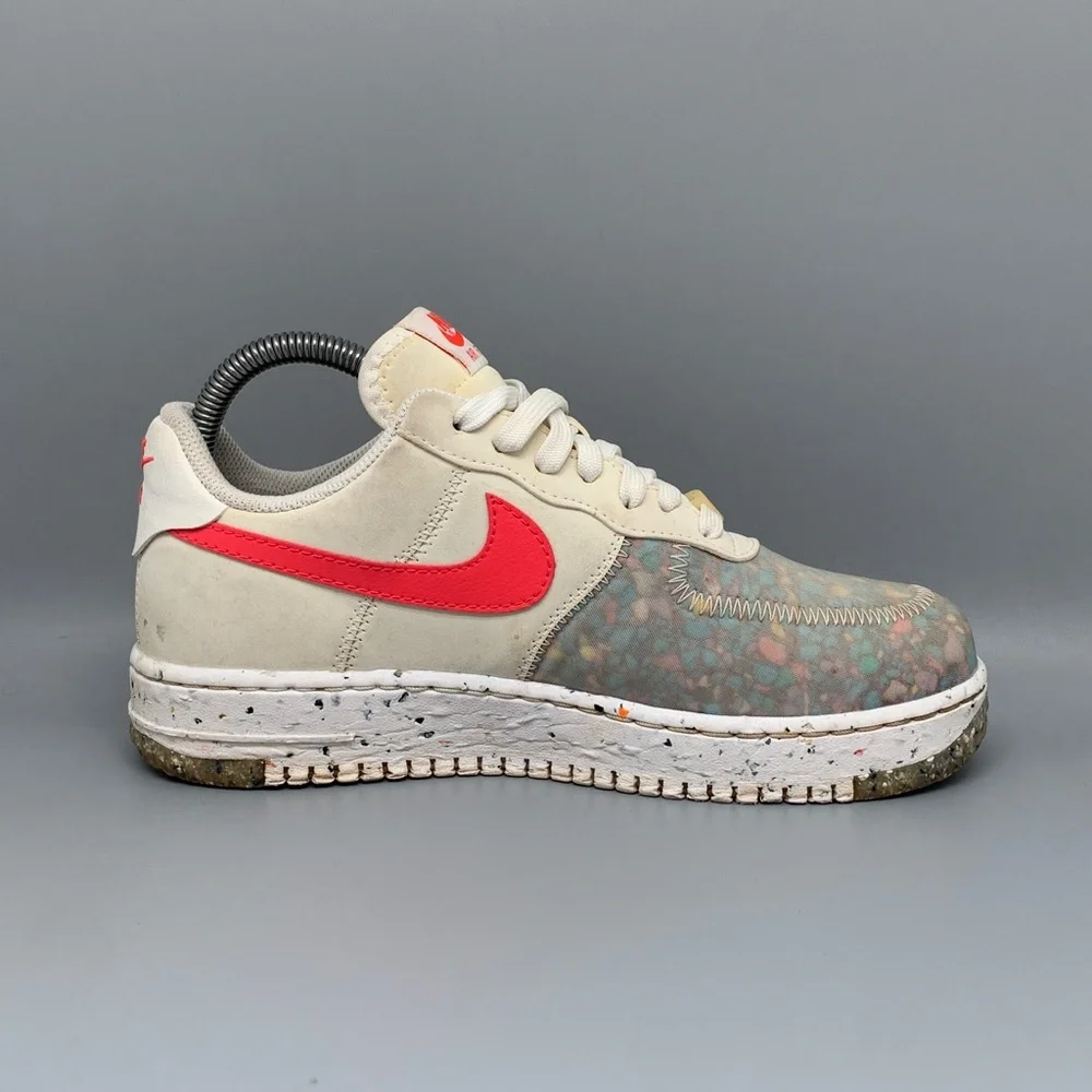 Nike Air Force 1 Crater White Siren Red Shoes CT1986-101 Women’s Sz 6.5 EU‎ 37.5